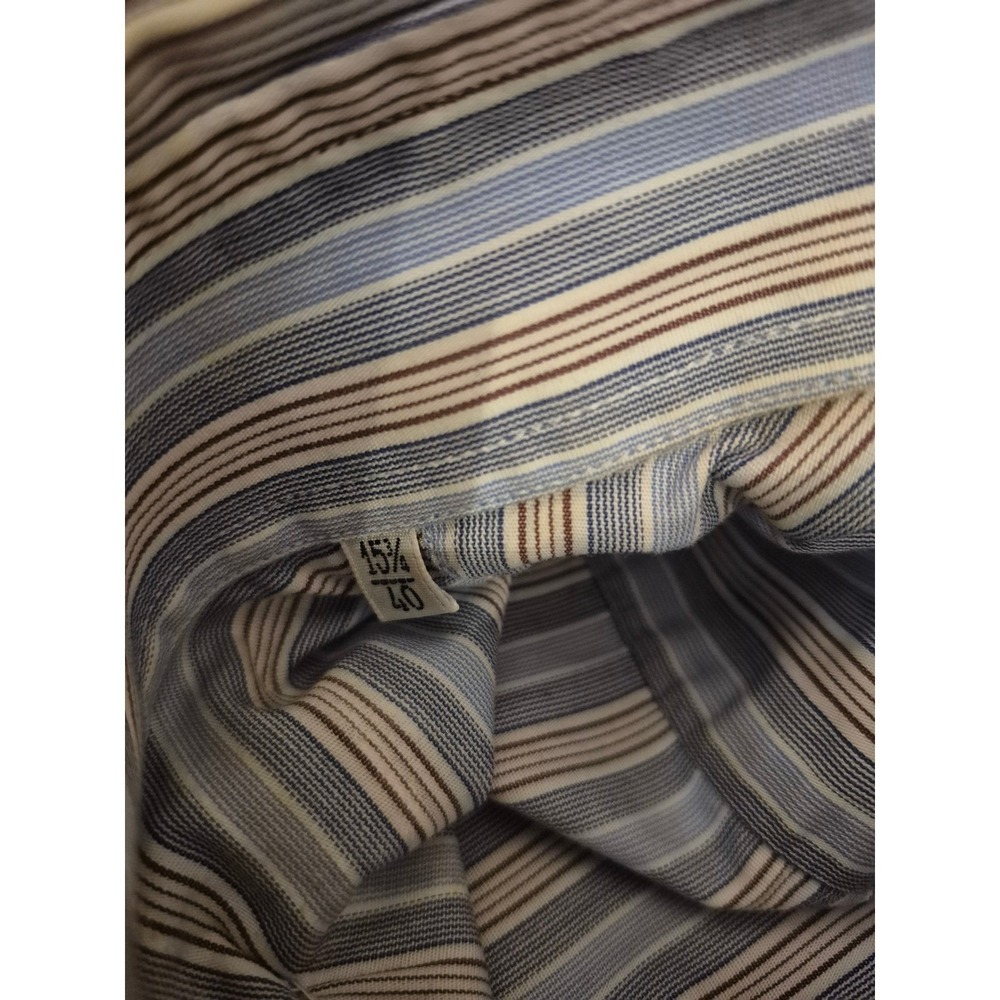 Loro Piana Men Short Sleeves Shirt - 100% Cotton - Size: Medium - Picture 8 of 14